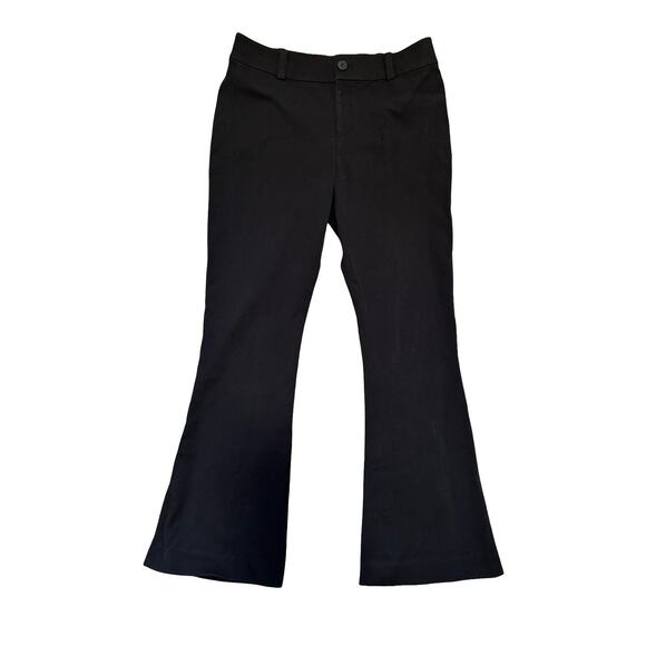 Club Monaco Black Cropped Flare Dress Pants Size 2 - Picture 1 of 4